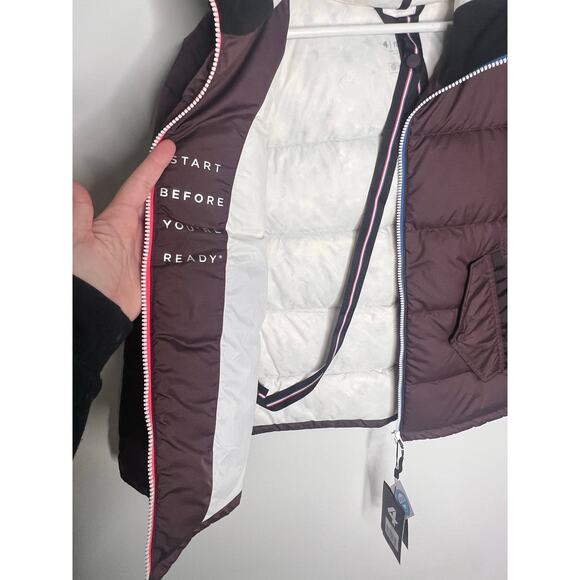 Fourlaps Cover Down Full Zip Hooded Jacket Winter Fudge Women's Size Small NWT - Picture 9 of 11